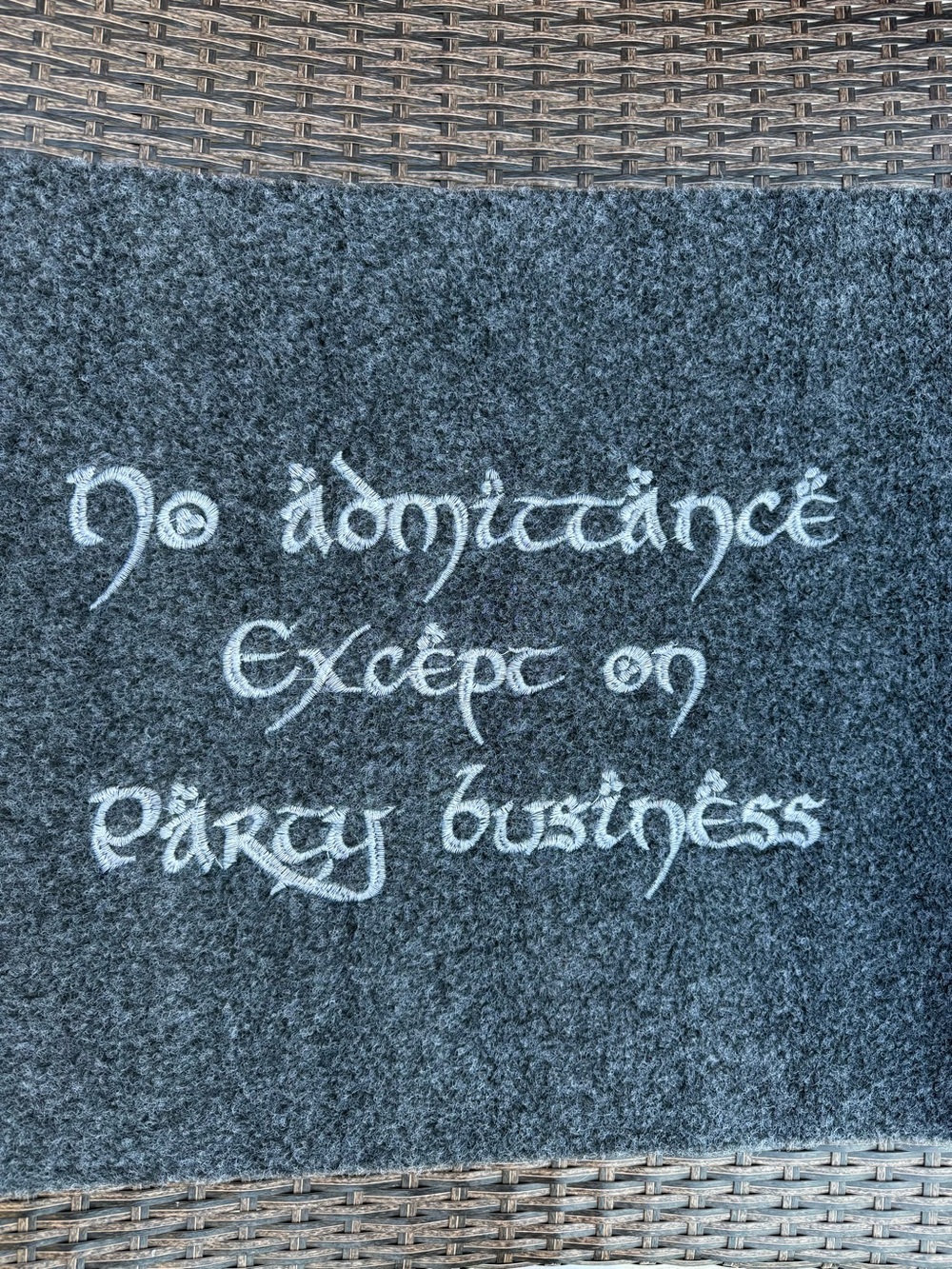 Indoor doormat 30 in x 18 in